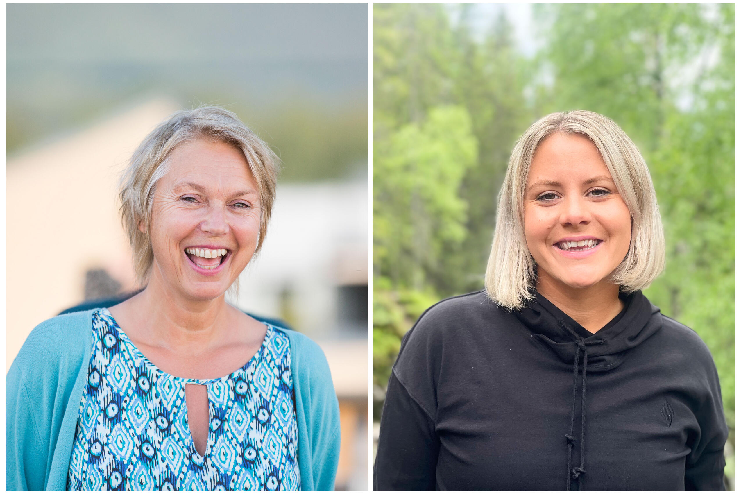 Lise Lunaas og Camilla Farem er henholdsvis leder og nestleder ved Tyrilisenteret i Lillehammer.